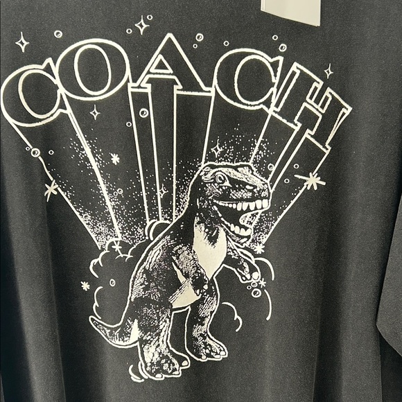 Coach Black T-Rex Graphic Tee - Picture 4 of 6
